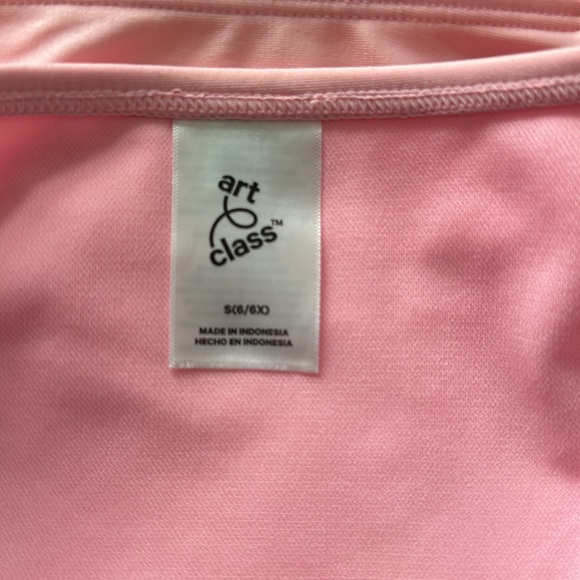 Art Class Girls Pink Floral Swimsuit Set Size 6/6x - Picture 4 of 10